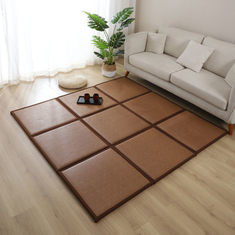 클래식하고 우아한 라탄 매트