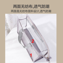 NJE0立式款包包防尘袋透明 pvc整理袋防潮无纺布男包女包分类收纳
