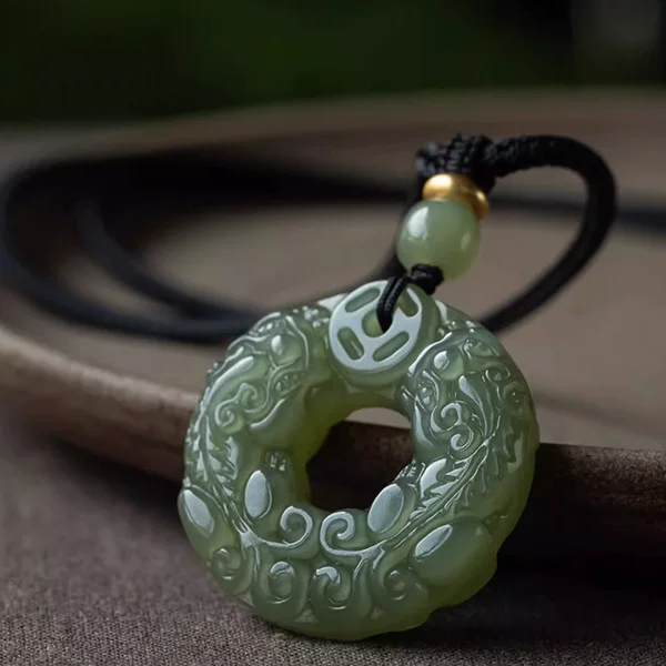 Exquisite Pixiu Pendant, Anti-Jade, Double-Sided Carving, Birth Year Male and Female Transfer Pendant, Piqiu High-End Retro Pendant