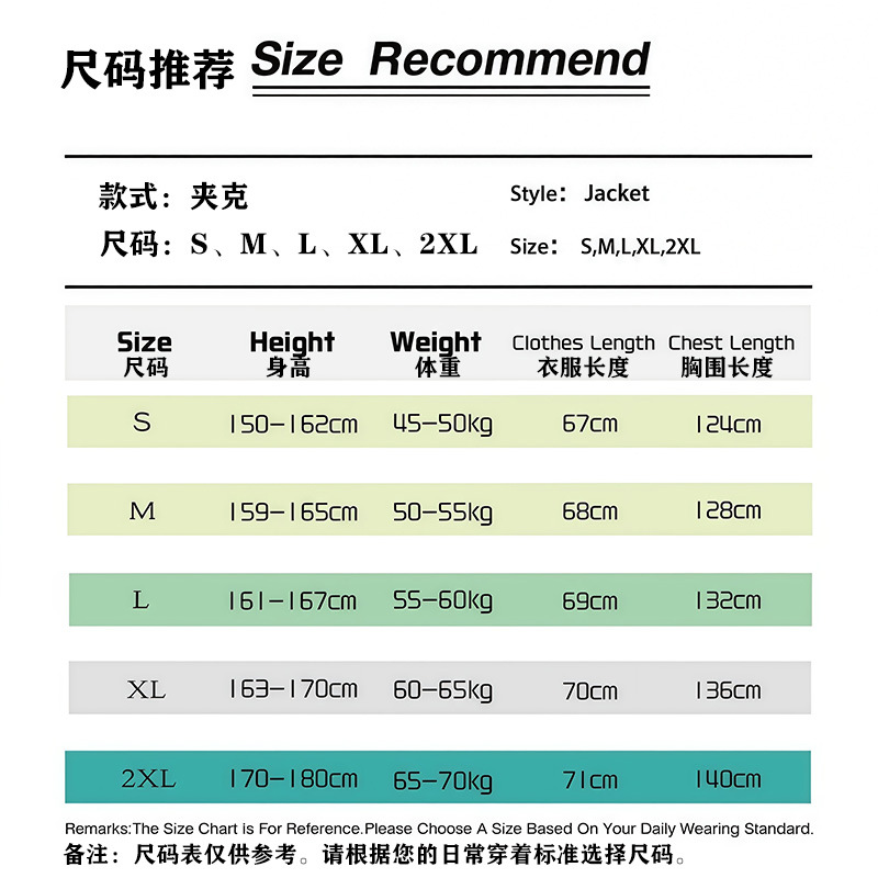 尺码表