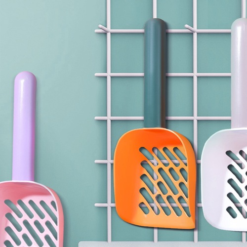 Wholesale litter scoop manufacturer large size coarse hole cat scoop cat cleaning supplies pet shovel plastic litter scoop