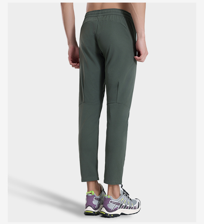 迪家同款休闲速干裤男士修身直筒弹力登山冲锋裤户外跑步运动裤详情17