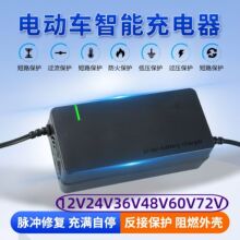 锂电池充电器12V24V36V48V60V72V三元铁锂滑板车平衡电动车
