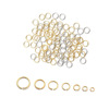 Jewelry Circle accessories 14/18K real gold -plated iron -plated iron -plating closed -mouth ring flat ring single ring jump ring connection ring