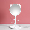 Rotating mirror for elementary school students, dressing table for princess