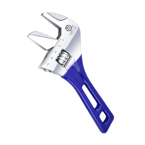 Wholesale plastic dipped adjustable wrench, large open wrench, light pipe adjustable dual-purpose bathroom wrench, short handle multi-purpose wrench