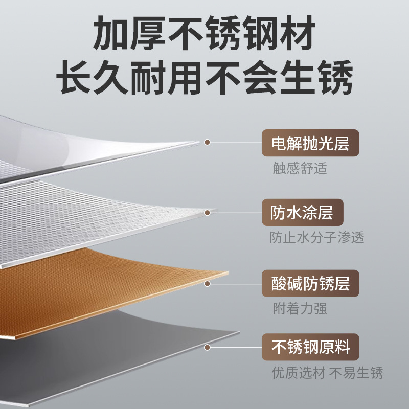 ステンレス製のキッチン食器収納ラック、厚みのある食器収納ラック、家庭用食器ラック、排水ラック、ナイフと箸ラック|undefined