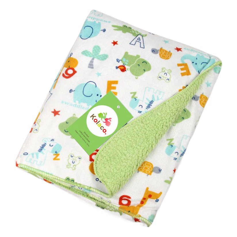 Детское одеяло Roufei Детское одеяло Двухслойное детское одеяло Короткое плюшевое одеяло