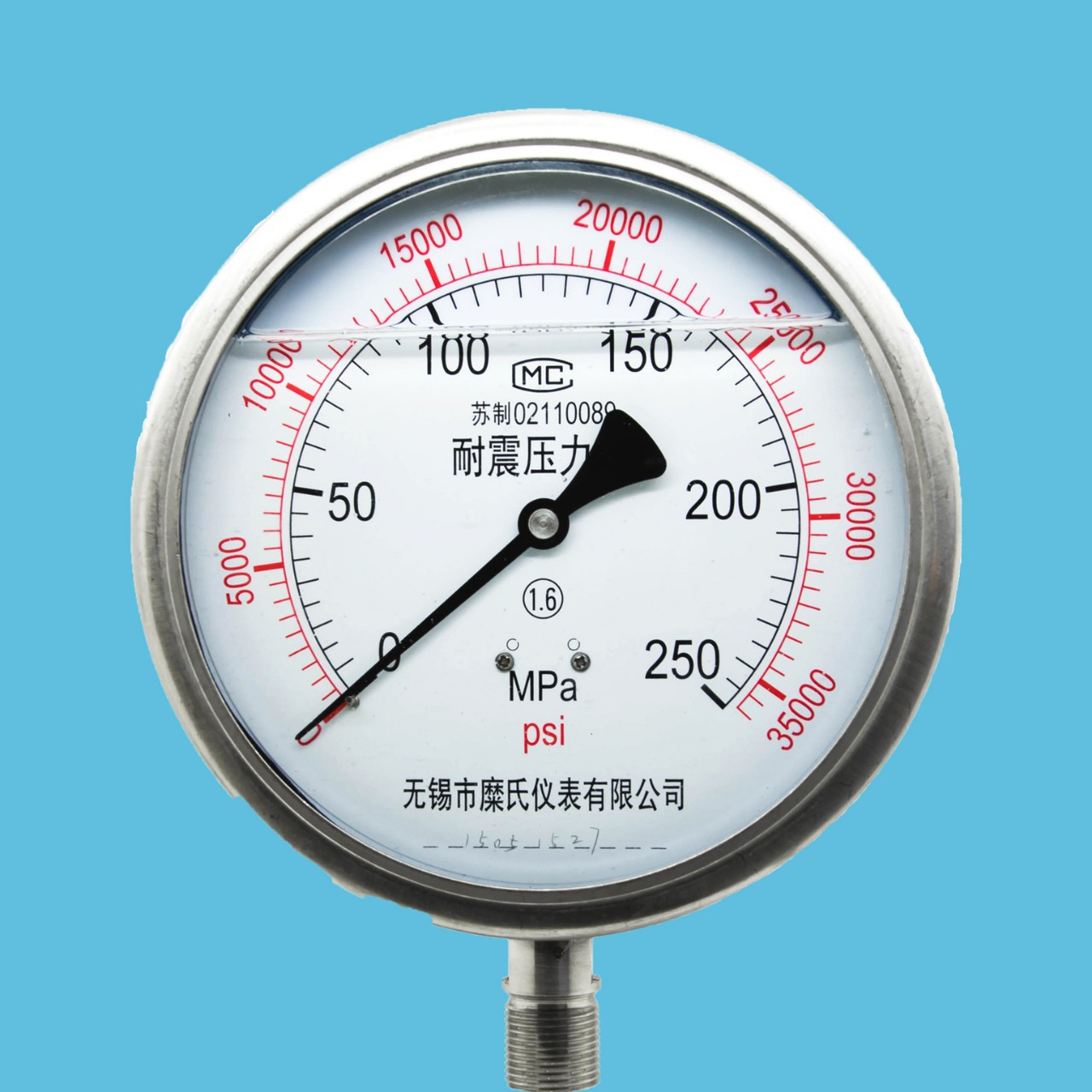 供应超高压耐震压力表 250MPA压力表 200MPA压力表 160MPA压力表