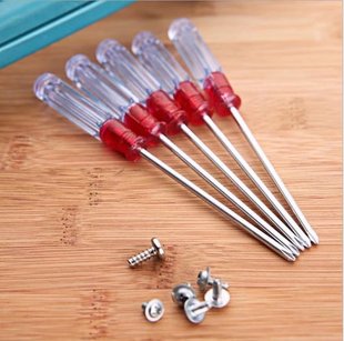 Manufacturers produce crystal screwdriver 3 inch 3mm small screwdriver household with magnetic cross small screwdriver wholesale