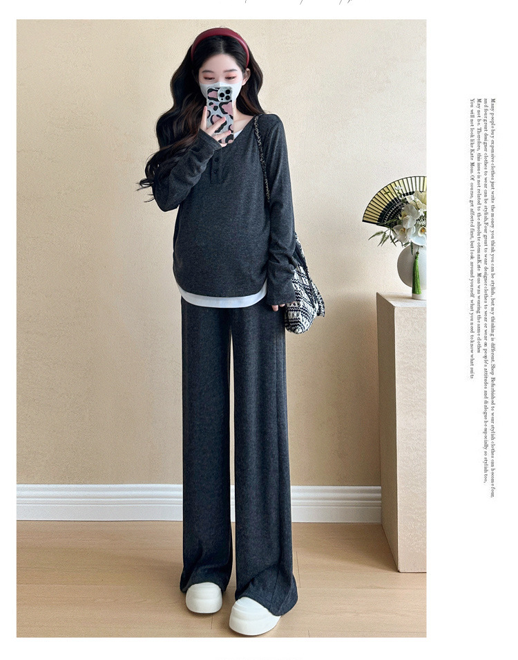 假?件上衣?腿?外穿??孕?套?