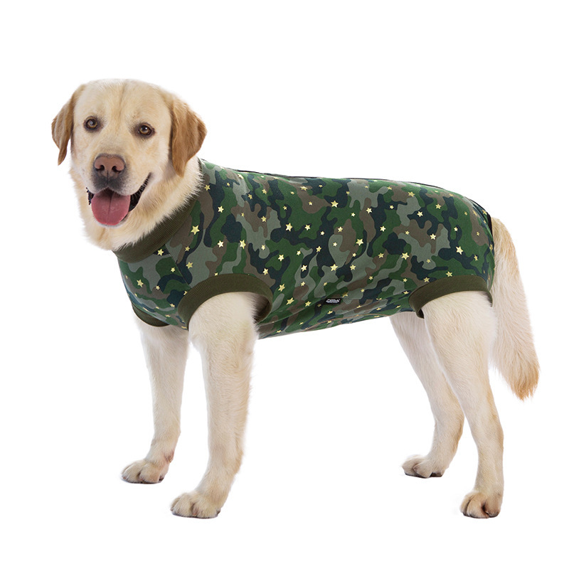 Big dog clothes thin golden retriever Labrador medium and large dog bag belly postoperative four-season four-legged vest Big dog clothes thin golden retriever Labrador medium and large dog bag belly postoperative four-season four-legged vest