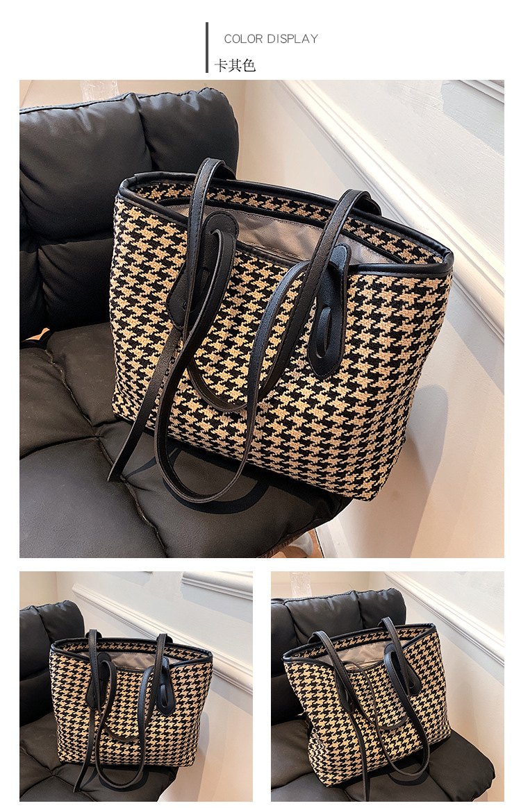 Fashion Zebra Pattern One-shoulder Messenger Tote Bag Wholesale Nihaojewelry display picture 6