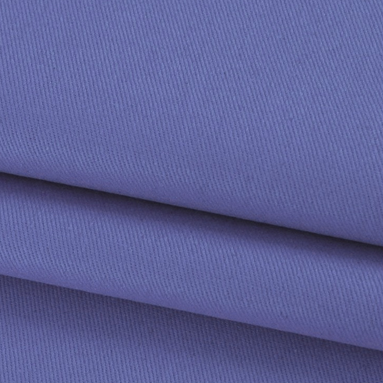 Nuevos pantalones elásticos de tendencia tela de algodón spandex tela de ropa elástica tela tejida teñida tela de twill