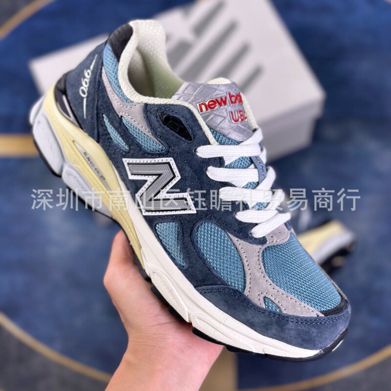 Putian Shoes New Bailun Pure Original NB990 Series Running Shoes Couple Shoes Retro sneaker Torre Shoes Yuan Zu Grey