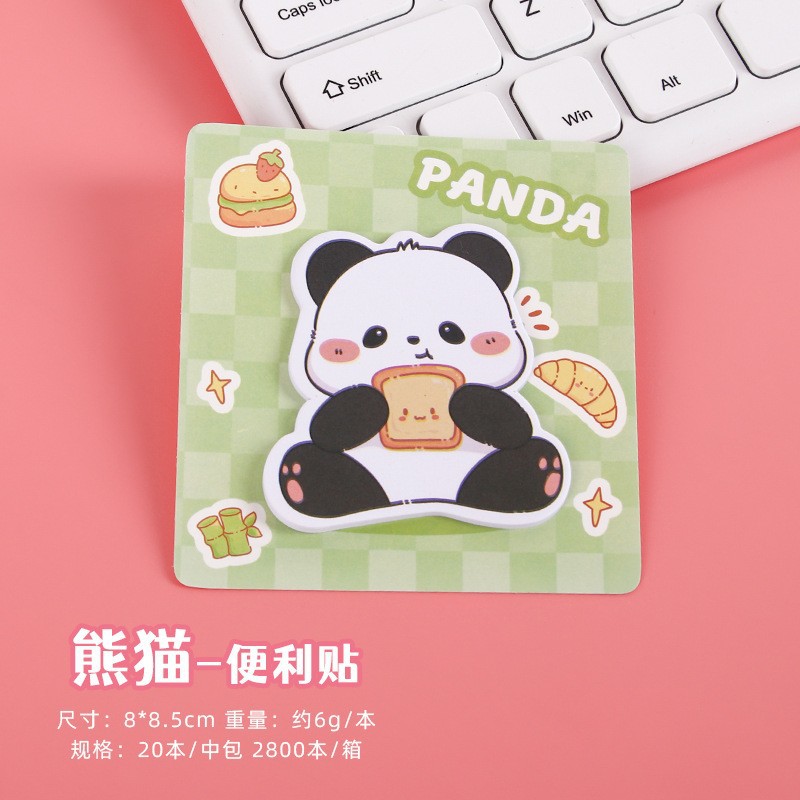 Ins dibujos animados personalizados adorables chicas corazón mensaje de papel de notas estudiantes alto valor facial N pegatinas