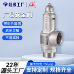 行家选蒸汽阀A21W-16P不锈钢304高压管道泄压弹簧式封闭式安全阀
