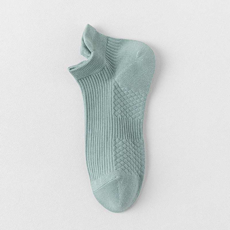 Calcetines de barco de algodón de color sólido para hombres primavera, verano y otoño, calcetines cortos para hombres, calcetines de embalaje independientes de algodón sin hueso