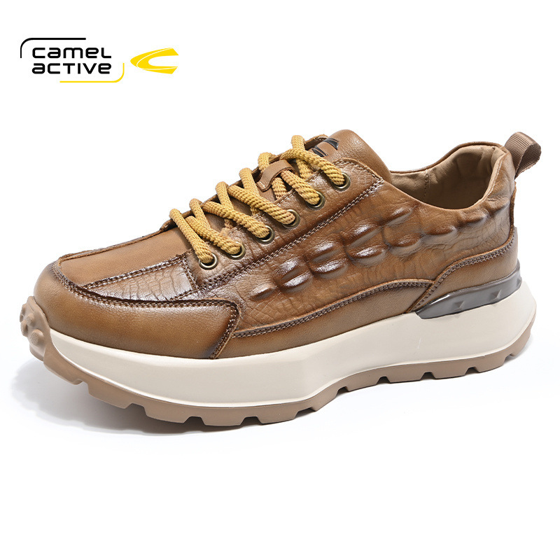 德国骆驼动感运动鞋男秋冬新款防滑耐磨户外运动鞋软底百搭休闲鞋