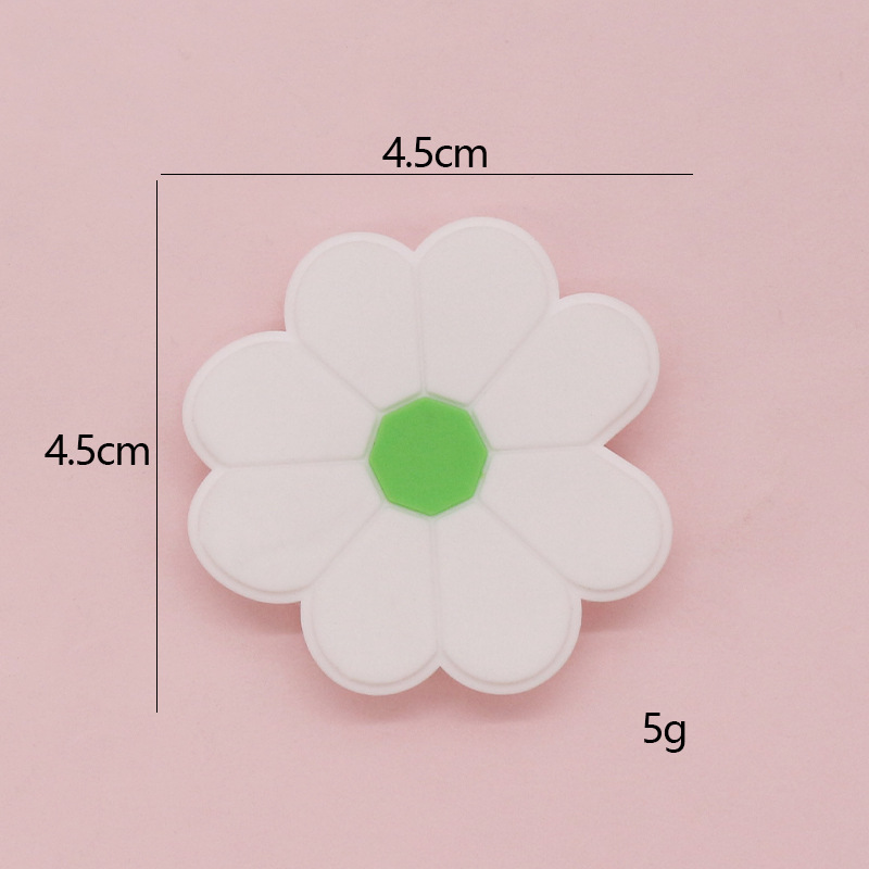 Spot dibujos animados crisantemo hebilla de zapato de pvc goma suave flor personalidad agujero de la decoración del zapato DIY a juego hebilla de zapato ventas directas de fábrica