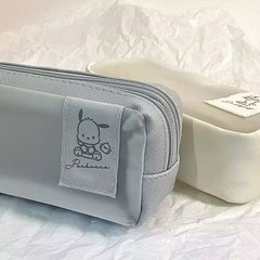 透明つや消しイン防水スヌーピー鉛筆バッグ二層大容量学生パチャ犬韓国文具箱バッグ