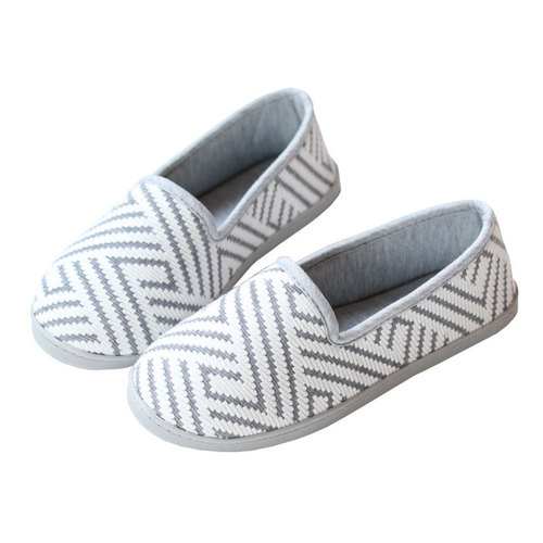Spring and summer thin postpartum shoes breathable indoor slippers cotton slippers for postpartum use slip-on slippers with heel for pregnant women, large size