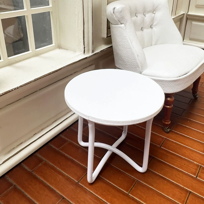 Doll house, white mini model, scale 1:12