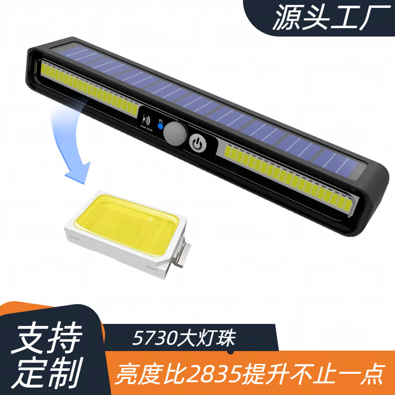 Iluminación solar para exteriores, luces decorativas impermeables para escaleras, luces con sensor de monitoreo, luces de pared, estilo retro y nostálgico.