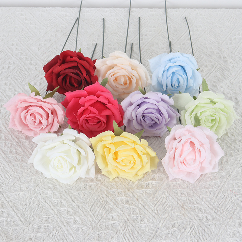 Artificial Diamond Roses with Iron Wire, Handmade DIY Rose Wall Flower Balls, Wedding Hall Decoration, Flower Arrangements, Fake Flowers