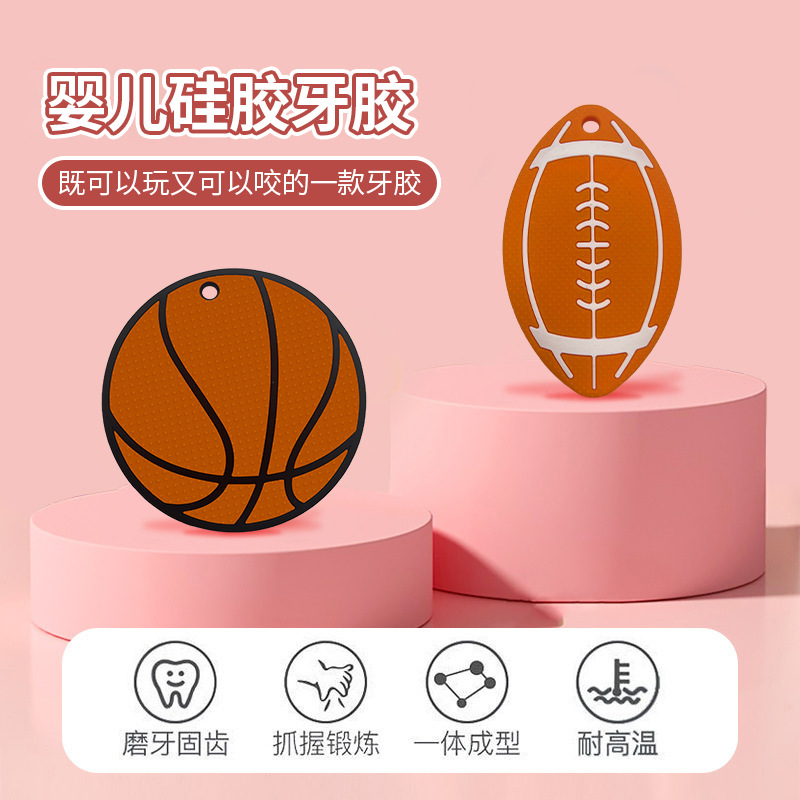 Amazon transfronteriza venta caliente madre e infante diente infantil fácil de limpiar medio ambiente alimenticio dientes molares para bebés anti-comerción diente de mano