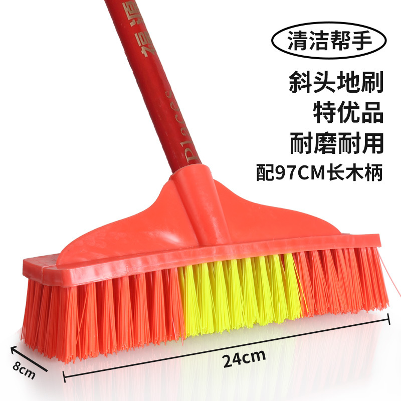 96CM 나무 손잡이가있는 두꺼운 바닥 브러시