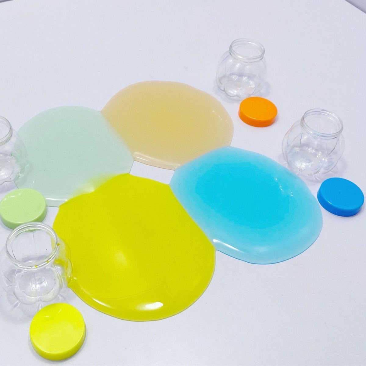 Slime calabaza seis colores cemento falso juguetes para niños ventilación cristal barro babosa barro agua falsa seguridad no tóxica al por mayor