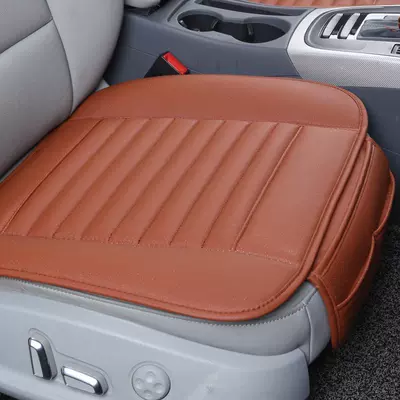 non-backrest bamboo charcoal cushion Main driving | Seat cushion, seat cover - front-row-single-with-bamboo-charcoal-orange