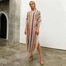 欧美跨境气质连衣裙女2026夏季新款时尚个性潮流风拼色设计感长裙