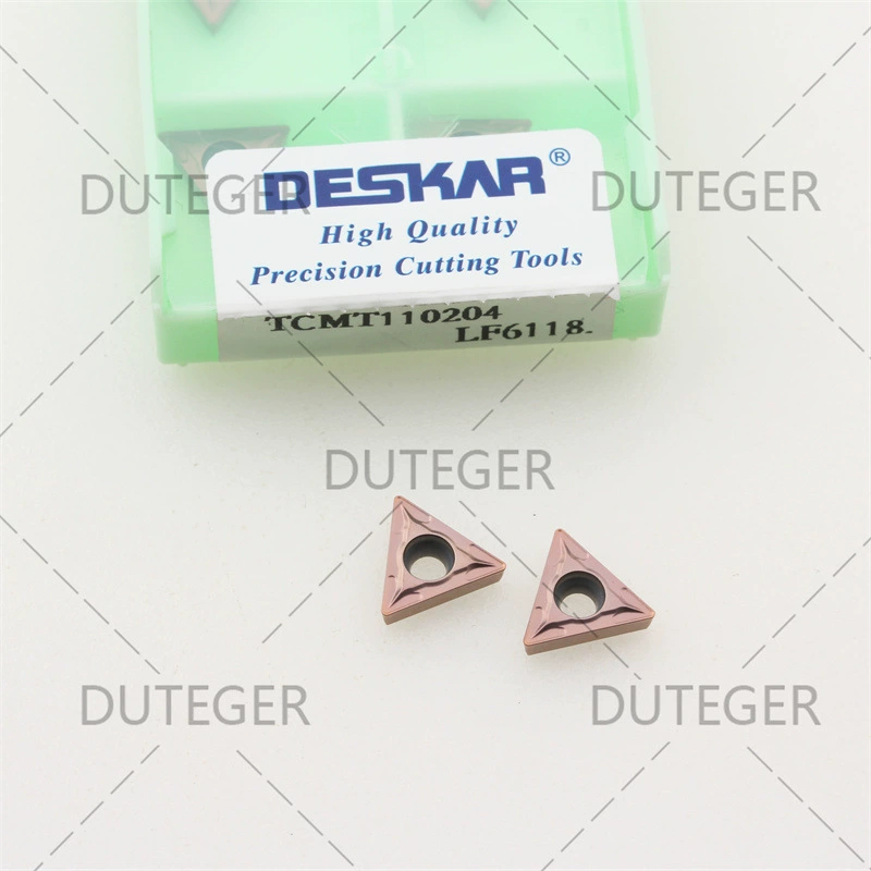 Deskar Deska Нержавеющая сталь специальное лезвие TCMT110204 LF6118 Triangle TCMT110208-MA