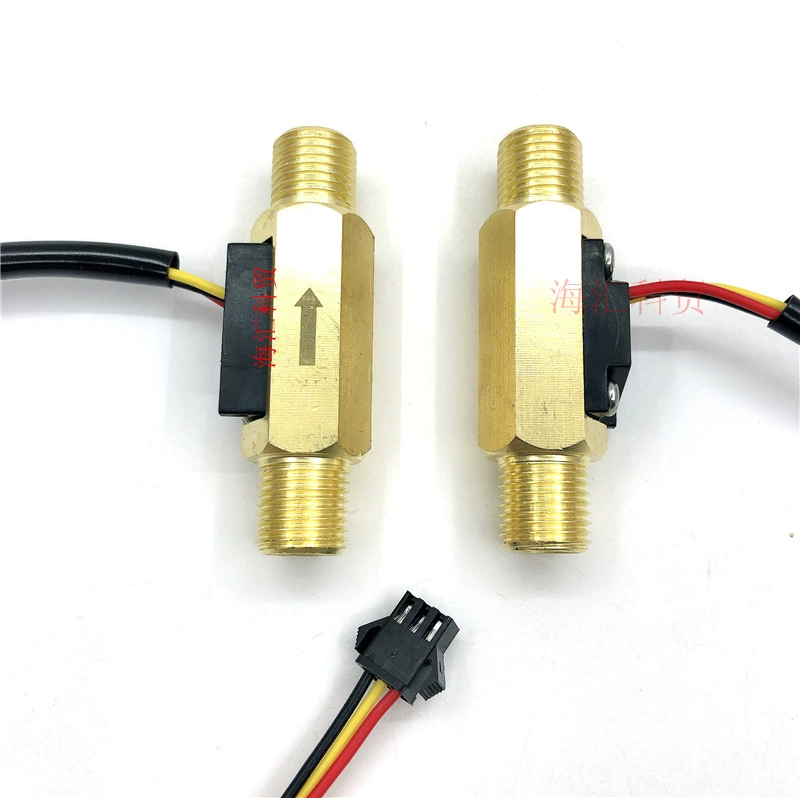 2-точечный расходомер воды G1/4 для питьевой машины, расходомер с импульсным сигналом NPN, датчик расхода воды на эффекте Холла