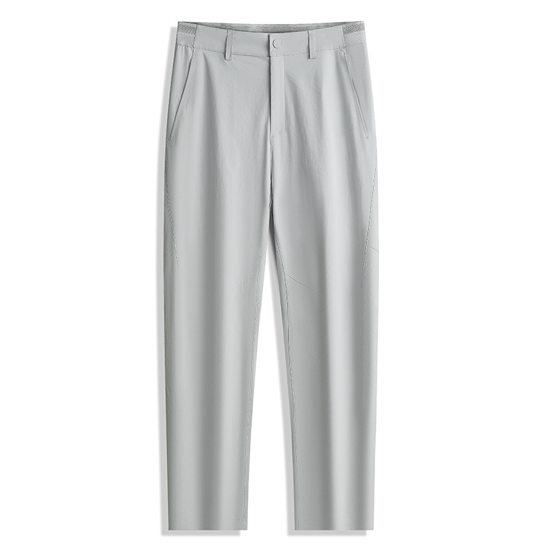 Men's Casual Pants Spring and Autumn New Thin Style Business High-End Elastic Waist Slimming Straight-Leg Formal Non-Iron Dress Pants Men's Casual Pants Spring and Autumn New Thin Style Business High-End Elastic Waist Slimming Straight-Leg Formal Non-Iron Dress Pants