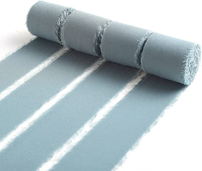 En stock venta al por mayor de gasa deshilachado cinta deshilachada boda tarjeta de felicitación arco decoración ramo de encaje de tela tira