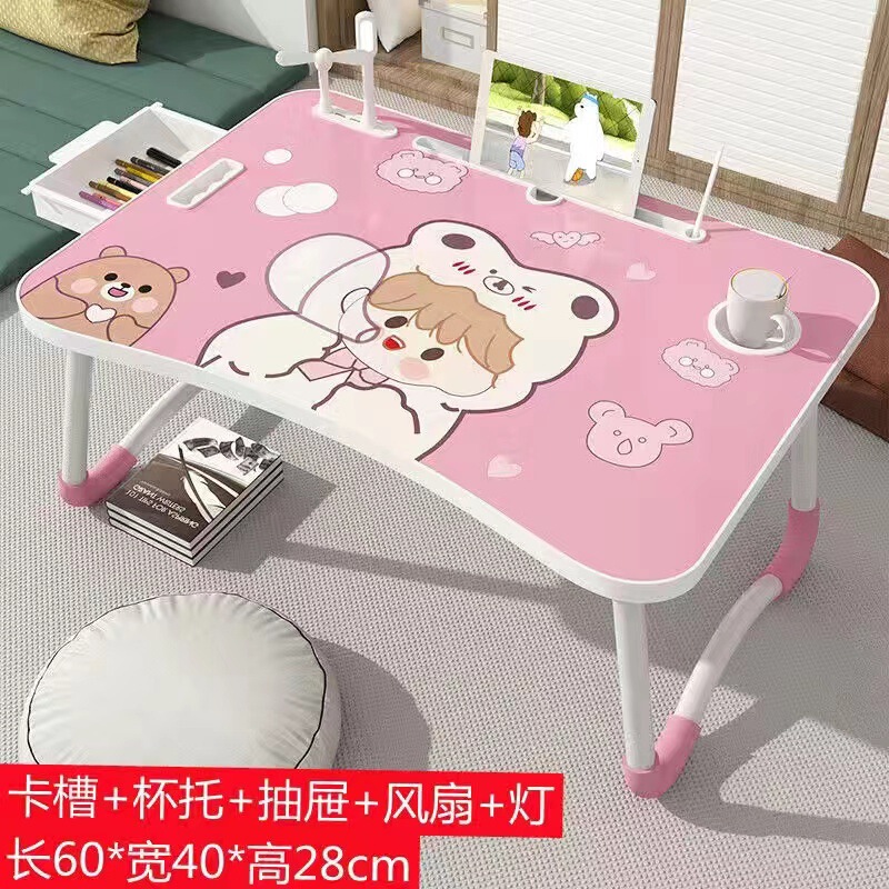 折り畳みベッドの小さなテーブル怠け者のノートパソコンのテーブルに窓の小さなテーブルを置いて寮用の作業ベッドのテーブルを書く|undefined