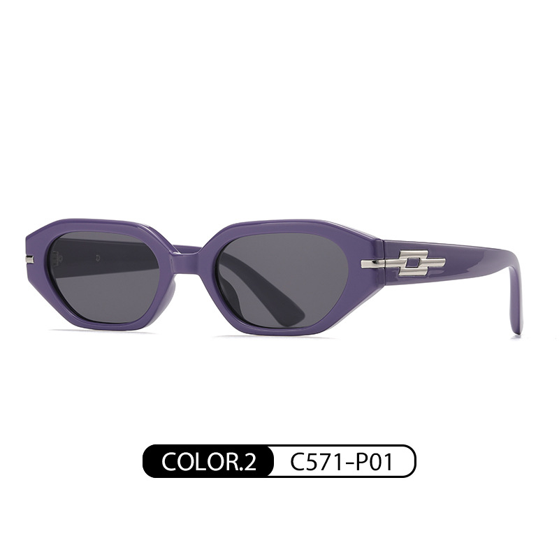 2023 nuevas gafas de sol personalizadas para hombres y mujeres GM mismo estilo pequeño marco gafas de sol de marca de moda 6504 gafas de sol a prueba de rayos UV