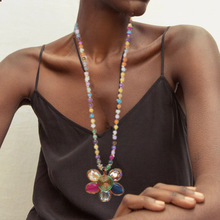 �������L�����Kë��朻��������ɫ���e�ֹ����Ʒ�羳Necklace