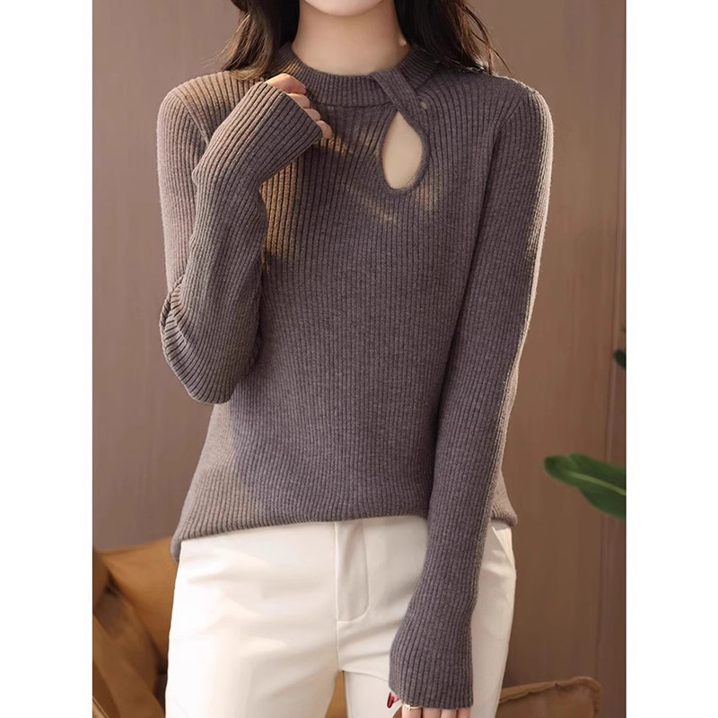 F9658 1290K ÁO SƠ MI NỮ HANTDC ÁO LEN DÁNG ÔM BODY GỢI CẢM SEXY THỜI TRANG NỮ G04 SẢN PHẨM MỚI