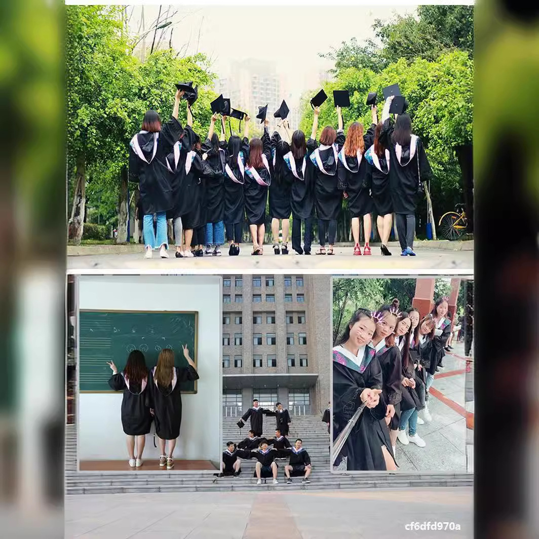 학위 학사 의류 졸업 원피스 대학생 남녀 대학 바람 공학 학부 예술 의사 교사의 로브 석사