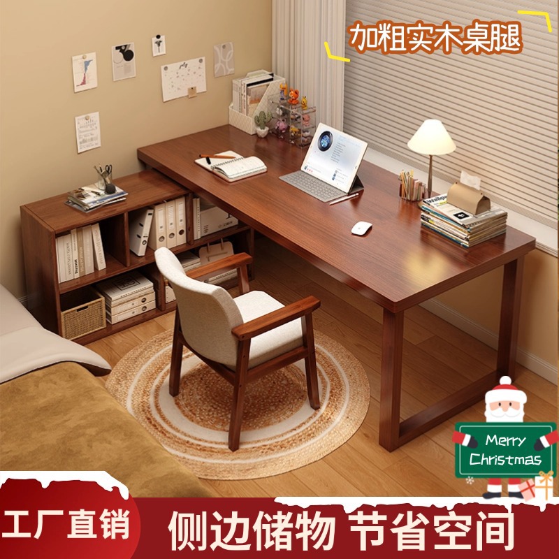 Escritorio de esquina escritorio de madera maciza escritorio de escritorio de escritorio de esquina escritorio de computadora dormitorio de niñas