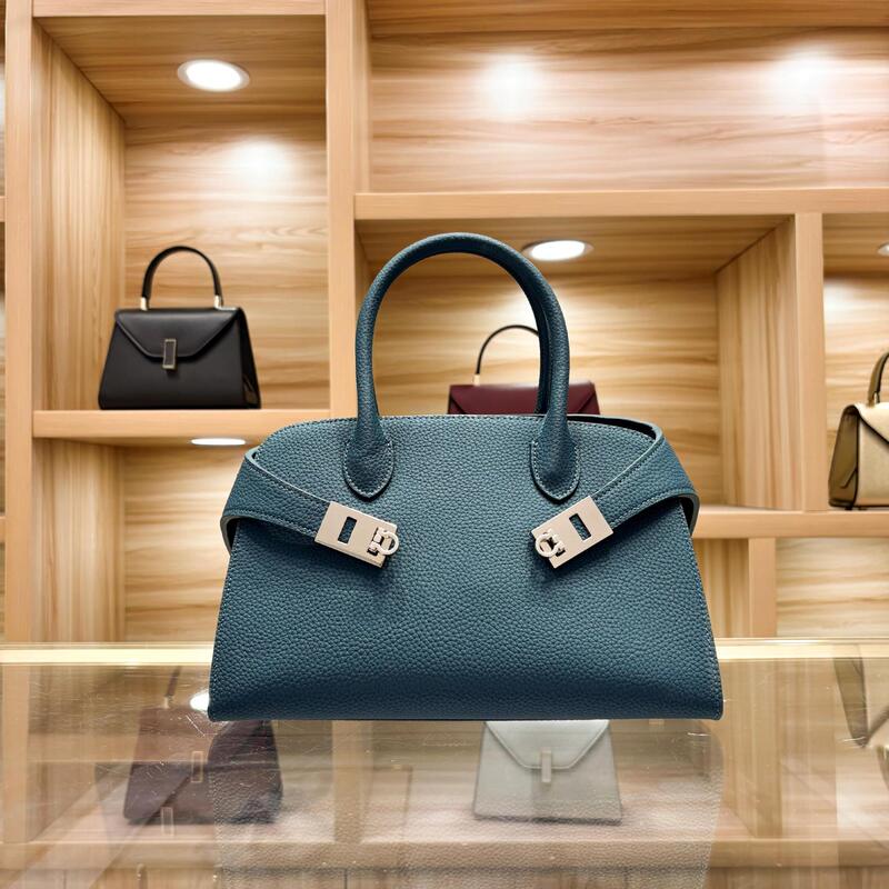 Fashionable Versatile Commuter Handbag Genuine Leather Bag 2026 New Model Cross-Border Large Capacity Crossbody Shoulder Bag Tote Bag