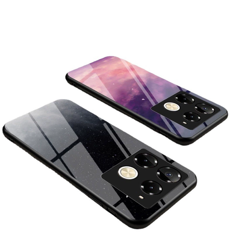 Новый совместимый чехол для телефона Transsion Infinix Edge, Zero30 со звёздным небом, стеклянная роспись, Infinix Note60