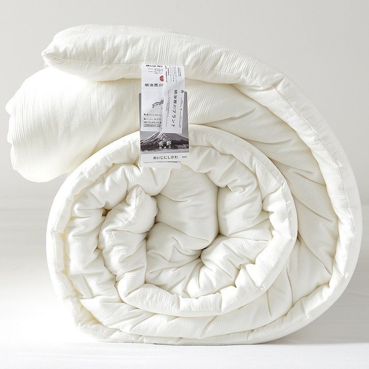 Meiji Nishikawa Class A pure cotton quilt core four-season universal double quilt thickened warm winter quilt spring and autumn quilt