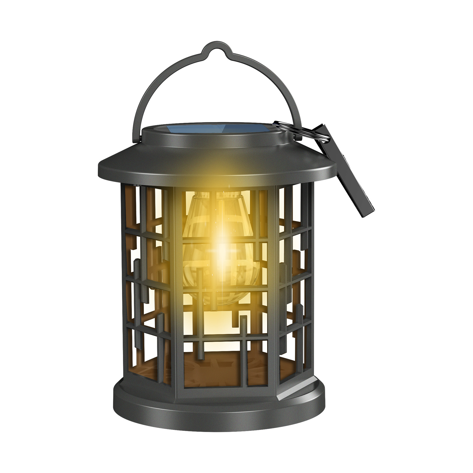 Solar Outdoor Tungsten Courtyard Garden Lantern Landscape Waterproof Lawn Lamp Control Chandelier Strong Light_voghion.com