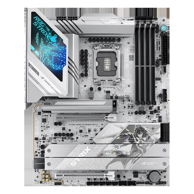 Suitable for Asus Rog Strix Z890-A Gaming Wifi S Snow White Motherboard Lga 1851 Suitable for Asus Rog Strix Z890-A Gaming Wifi S Snow White Motherboard Lga 1851