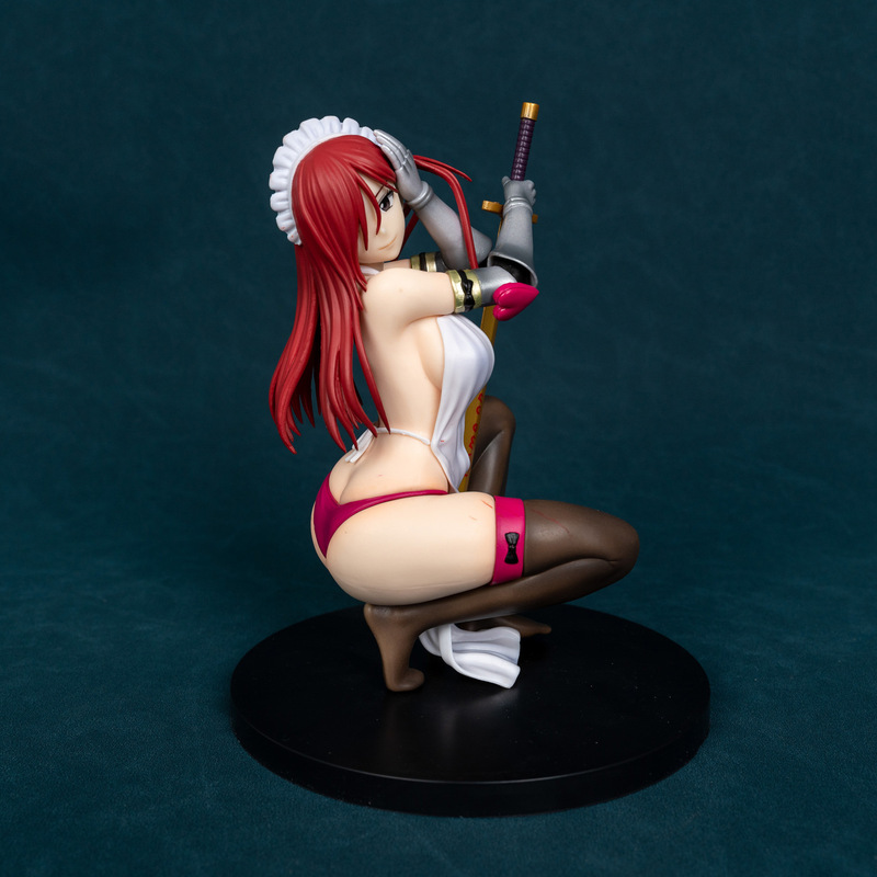 アーマーエルーシャ フェアリーテイル フィギュア しゃがむメイド 日本の美少女 アニメモデル 二次元装飾品|undefined